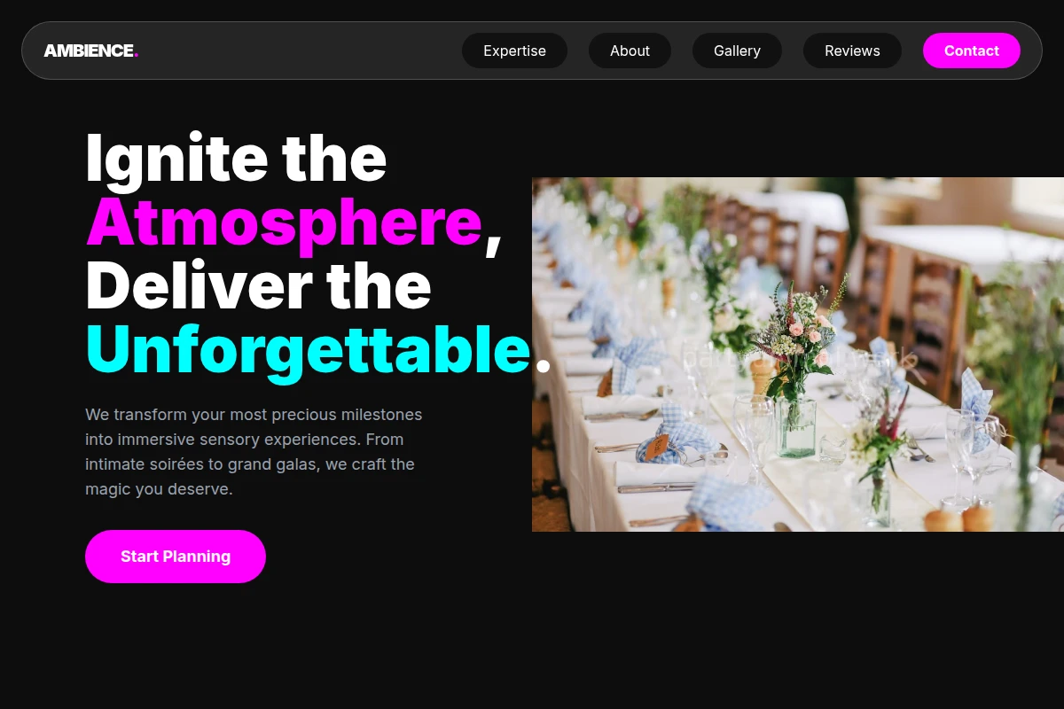 Ambience Event Planning