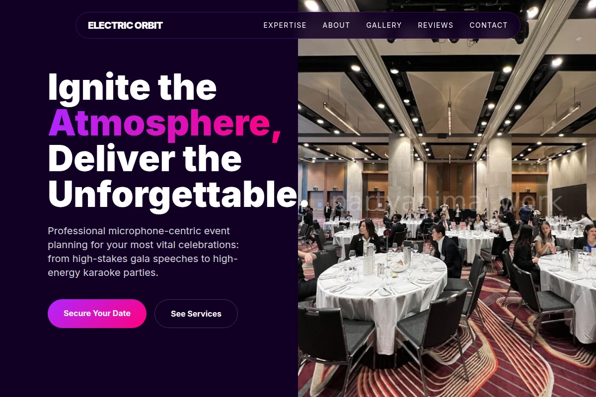 Microphone Party Planner